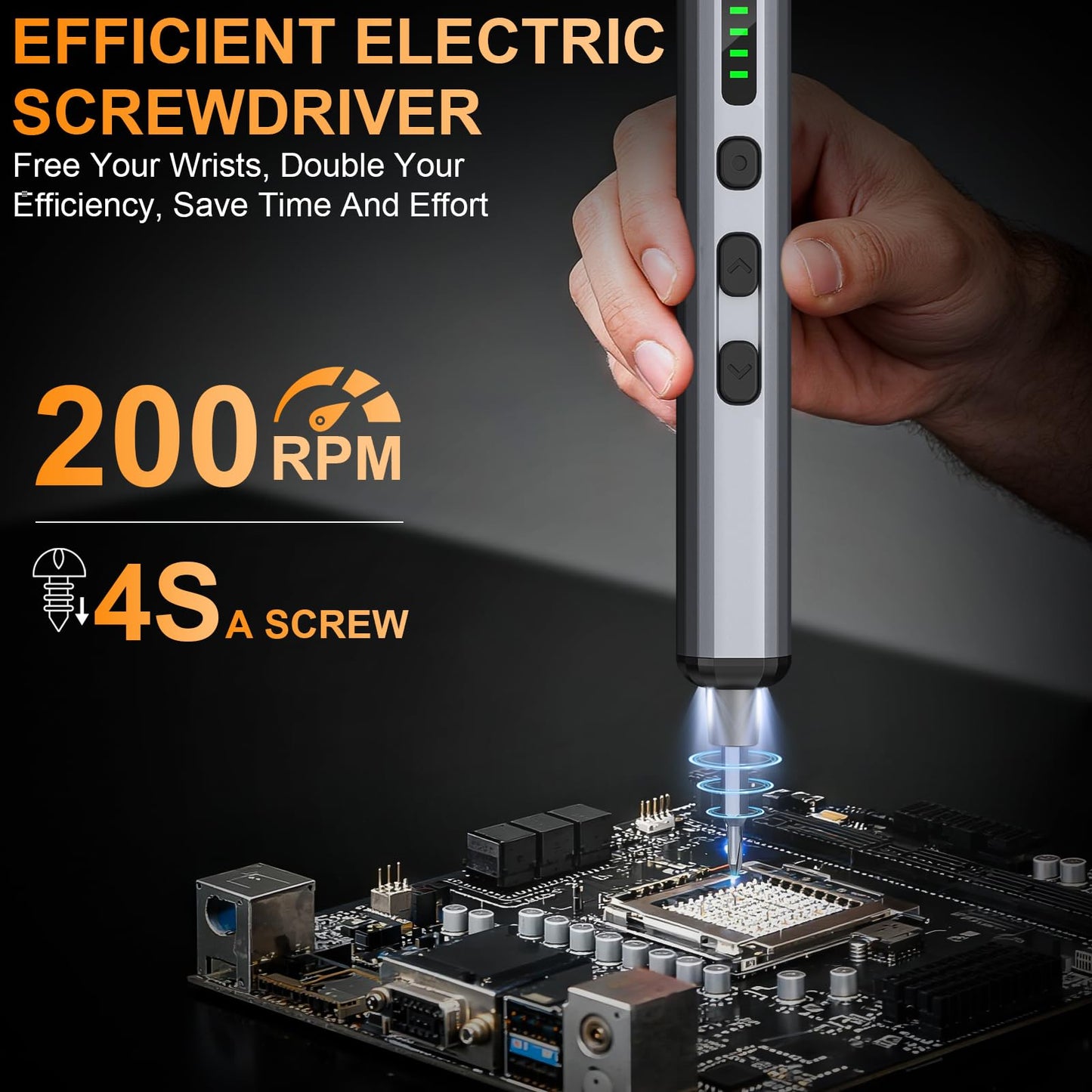 Mini Electric Screwdriver, 3.7V Precision Screwdriver Set Cordless Screwdriver Rechargeable 72 In 1 Magnetic Bit Repair Tech Tool Kit for Electronics Computer Phone Laptop Camera RC Car Watch Glasses