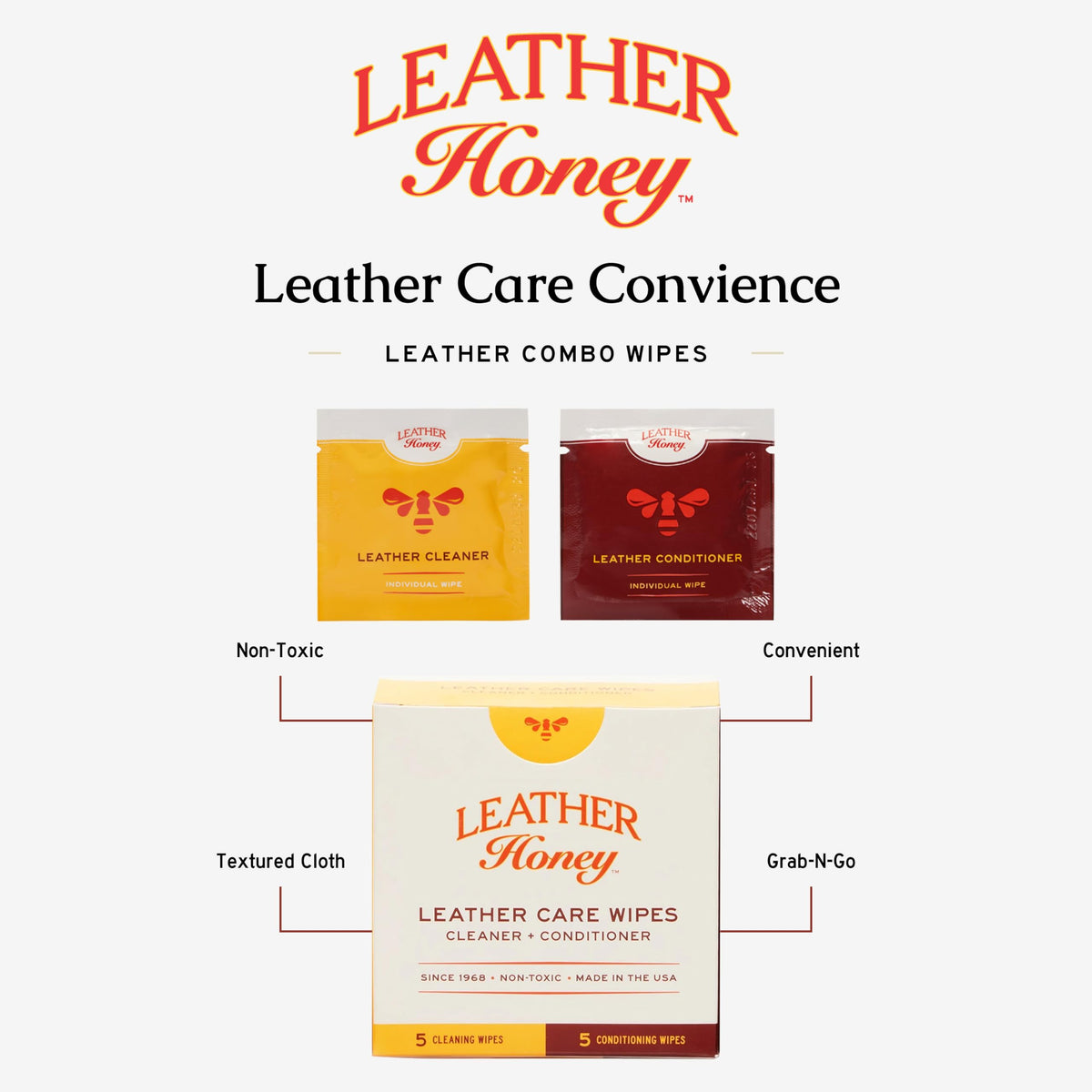 Leather Wipe Kit (10 Count)