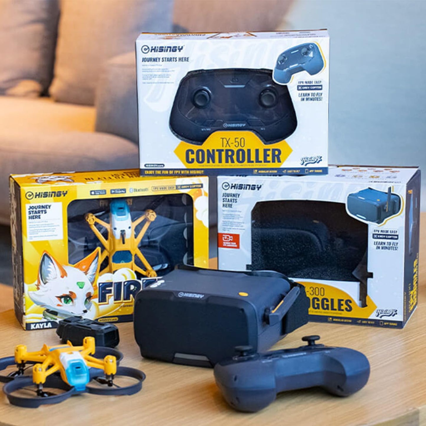 HISINGY Firefly FPV Done Kit,FPV Drone for Kids and Beginners,Micro Drone with Camera, APP Control, Altitude Hold, Video Record and Download,Kids Toys for Boys and Girls, Gift Toys for Birthdays