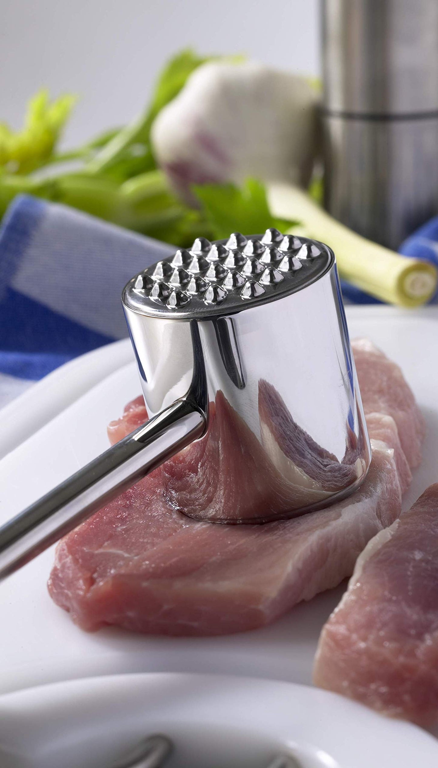 Rosle 12820 Stainless Steel Heavy Weight Meat Tenderizer Mallet