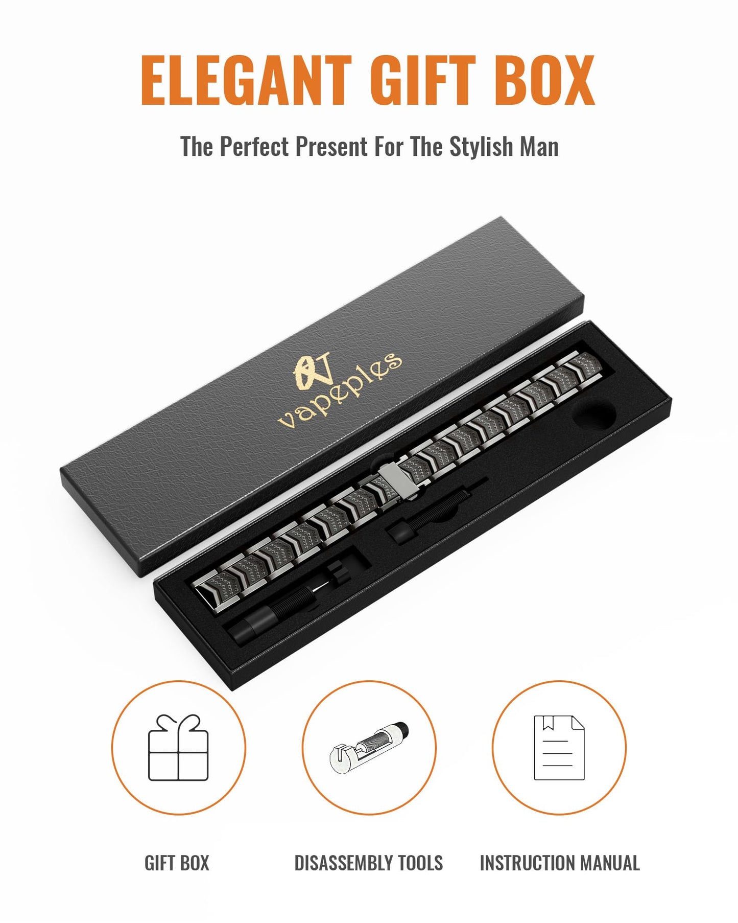 vapeples 99.99% Pure Copper Men's Bracelet with 3800 Gauss Triple-Strength Magnets, Foldover Clasp, and Adjustable Size,Shield Design