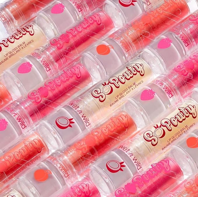 Tinted Lip Balm By Wet n Wild Perfect Pout So Pouty Lip Gloss Balm Pink Sweetest Pick (Pack of 3)