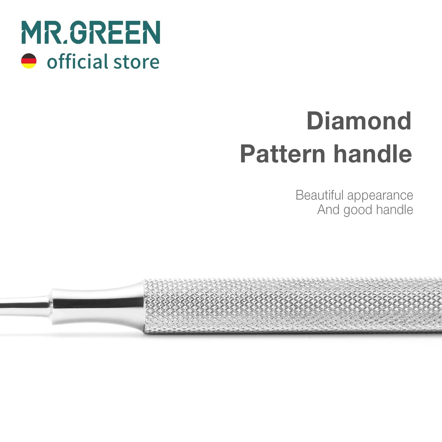 MR.GREEN Multi-Function Nail Care Tools Cuticle Pusher Nail Dirt Cleaner Double Headed Design Pry Up Nails Cuticle Trimmer (Mr-2158)
