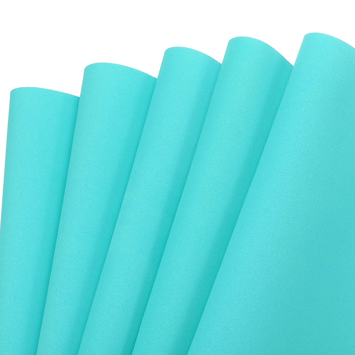MECCANIXITY EVA Foam Sheets Blue Green 35.4 Inch x 19.7 Inch 2mm Thick Crafts Foam Sheets for Costumes, Arts and Crafts Projects Pack of 5