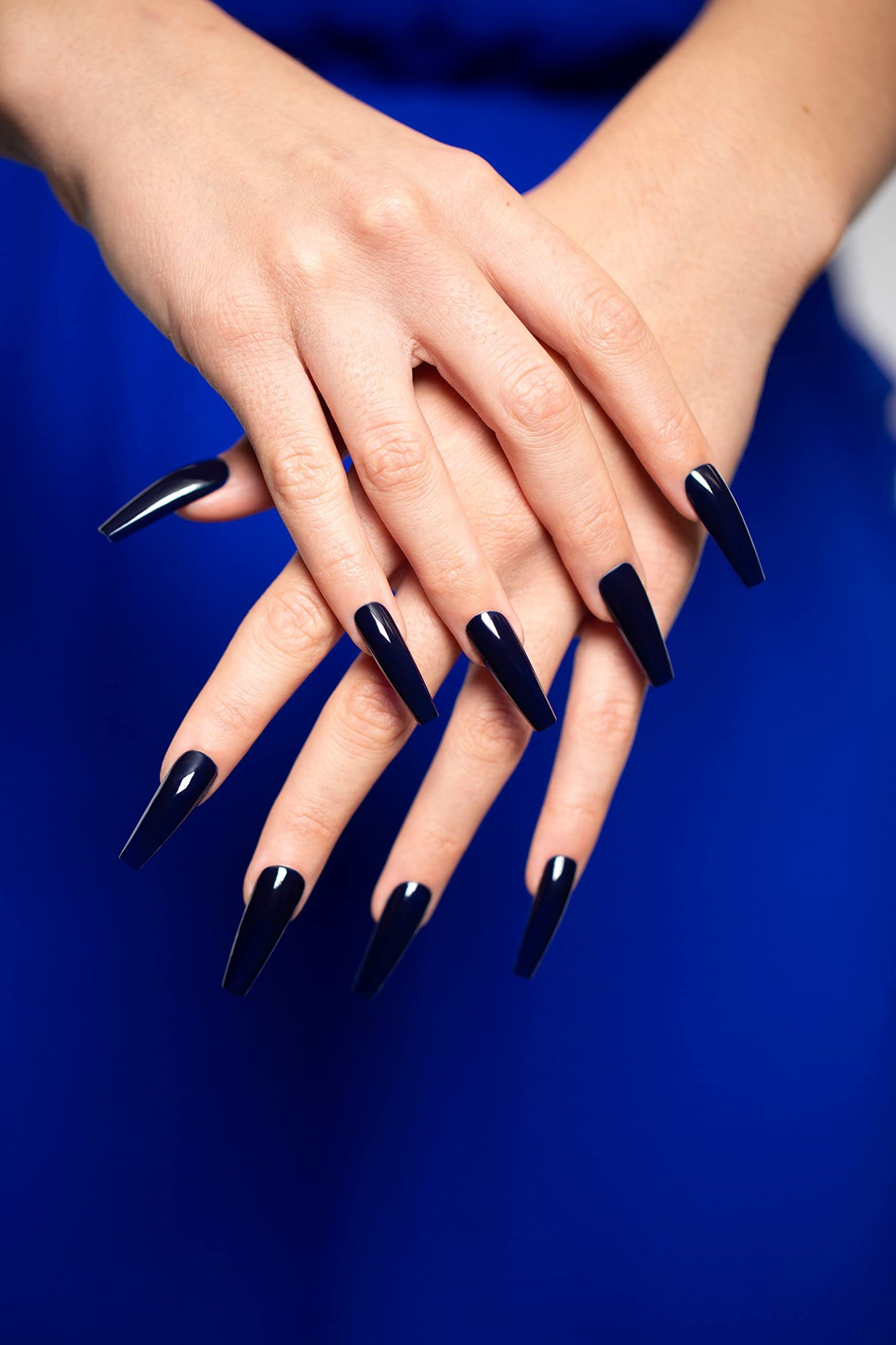 Gelish Soft Gel™ Tips - 550 Count Professional Quality Press on Nails Extension for Strong, Long-Lasting Manicures – Easy Application, Natural Look, Pre-shaped False Nail (Long Coffin)