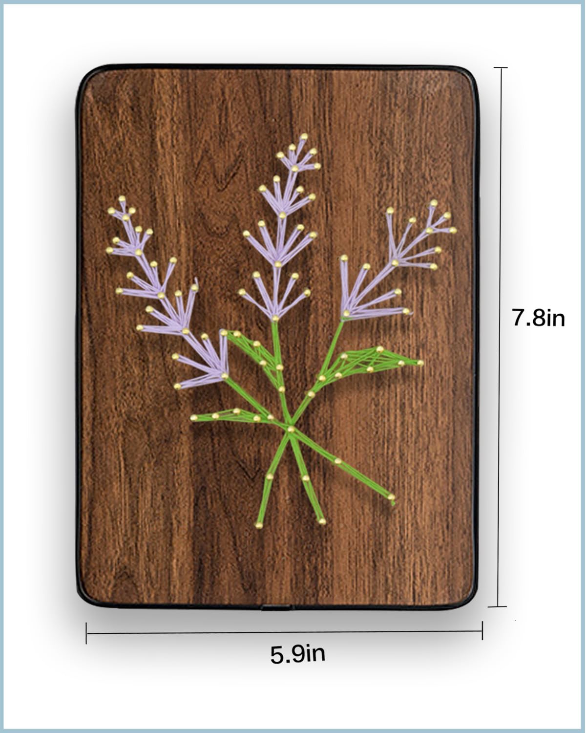 BAZIMA DIY String Art Kit for Beginner, DIY Lavender Craft Kit,Unique Gift,Craft Kit for Holidays