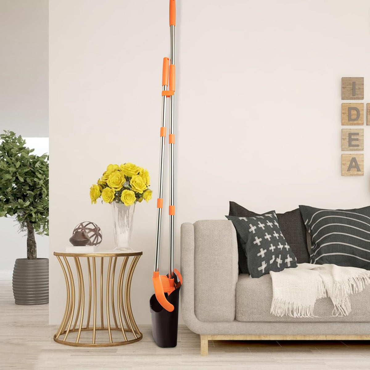 Broom and Dustpan Combo Set