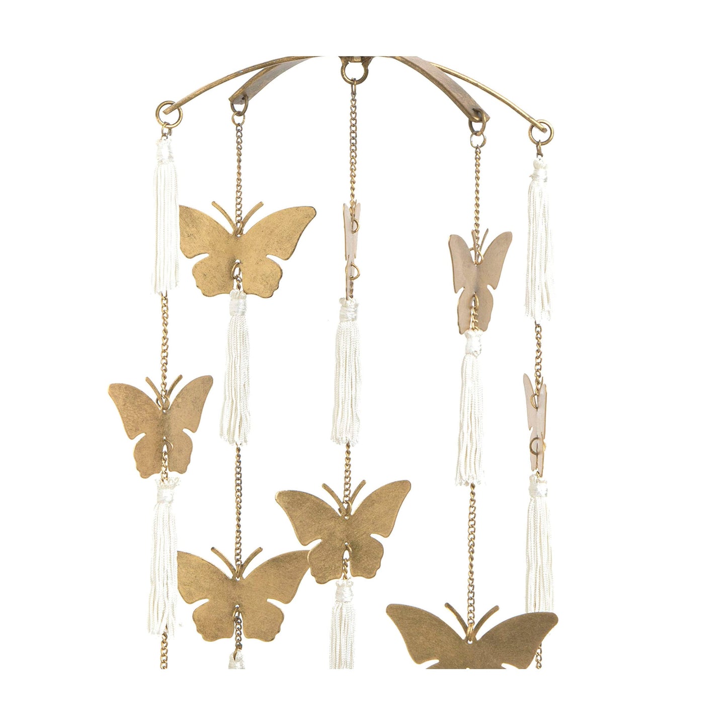 Crane Baby Butterfly Nursery Décor for Boys and Girls, Ceiling Hanging, 6" x 6" X 36"