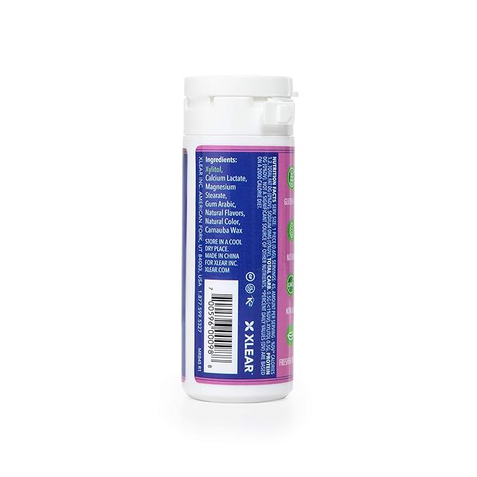 Spry Xylitol Berry Blast Mints Sugar Free Candy - Promote Oral Health, Increase Saliva Production, Stop Bad Breath, Non-GMO, Gluten-Free, 45 Count (Pack of 6)