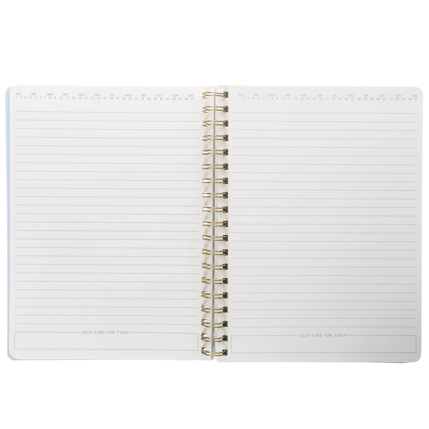 Graphique Vegan Leather Spiral Journal - Focus Design - 192 Lined Pages - Perfect for Taking Notes, Lists and More (8" x 10")