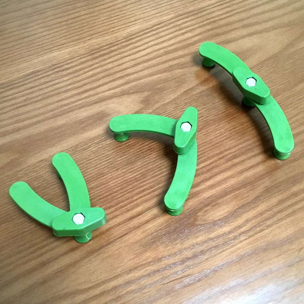 TOGRAND 8PCS Twig Bending Clips, Adjustable Plant Branch Benders, Reusable Garden Branch Training Tools, Fruit Tree Direction Growth Accessories, Bonsai Angle Control Helper, Green