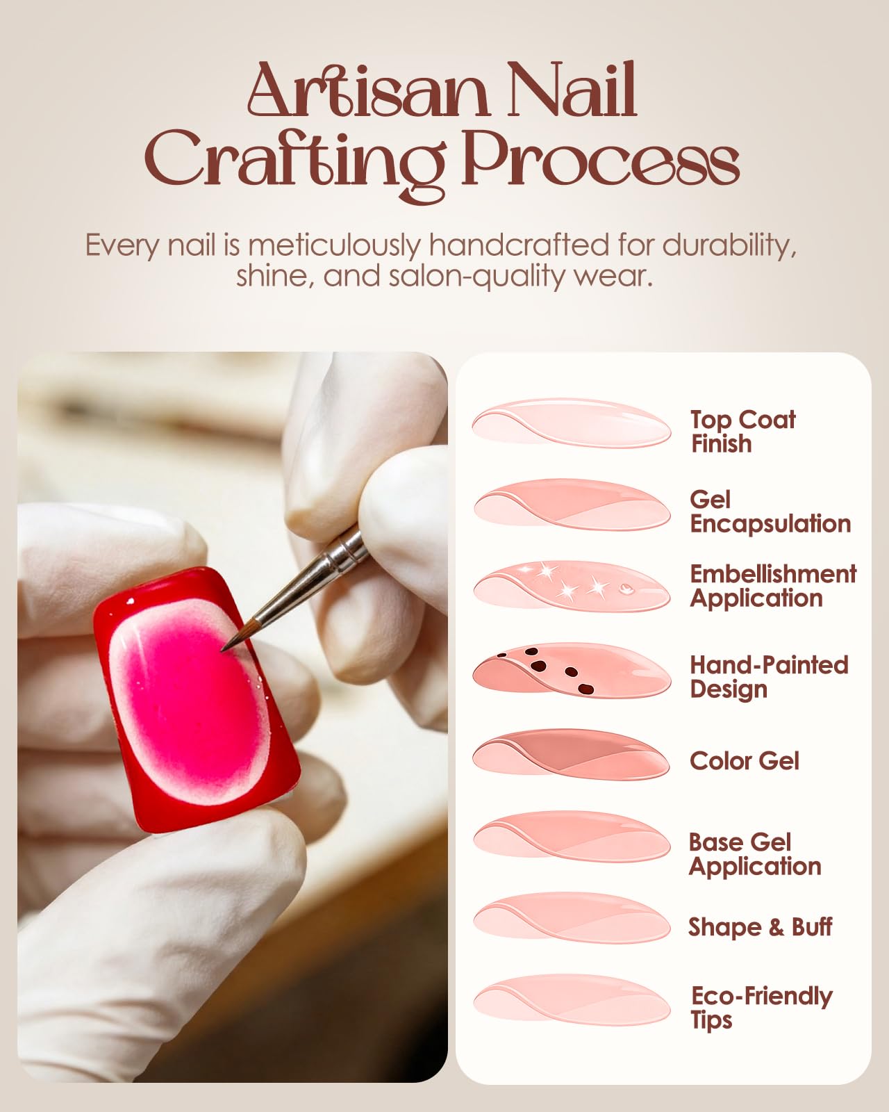 Buleens Handmade Press on Nails Acrylic Duck Nails-10pcs Short Playful Y2K Cherry Zebra 3D Fake Nails Kits with Glue