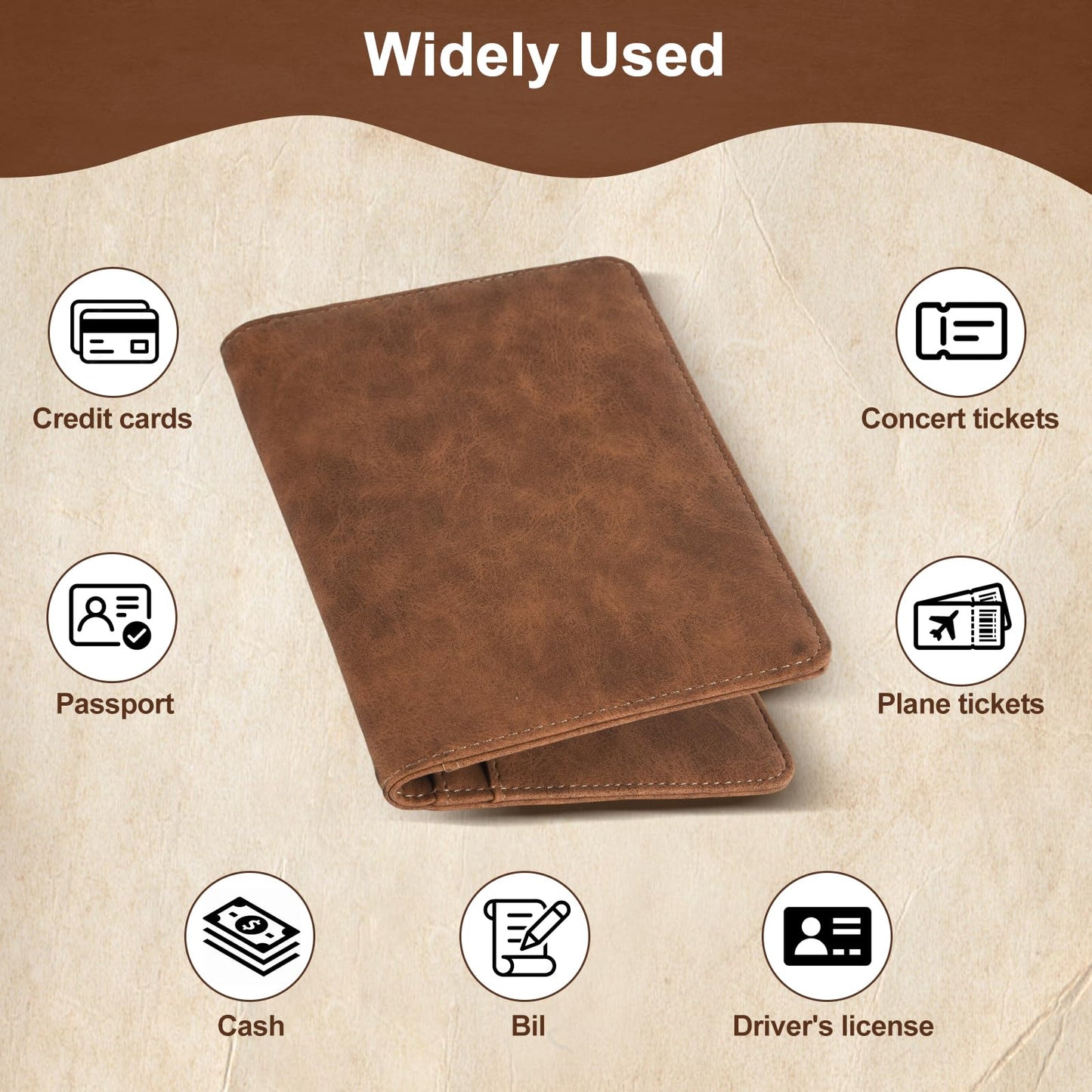 Vikings Gift Leather Passport Holder for Men Personalized Engraved Passport Holder, Nordic Norse Amulet Wallet, vikings Warrior Wallet Norse Gods Gifts (Vikings)