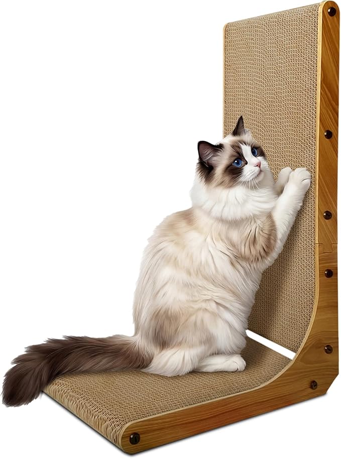 AGYM Cat Scratcher, L-Shaped Cat Scratching Pad, 23 Inch, Small