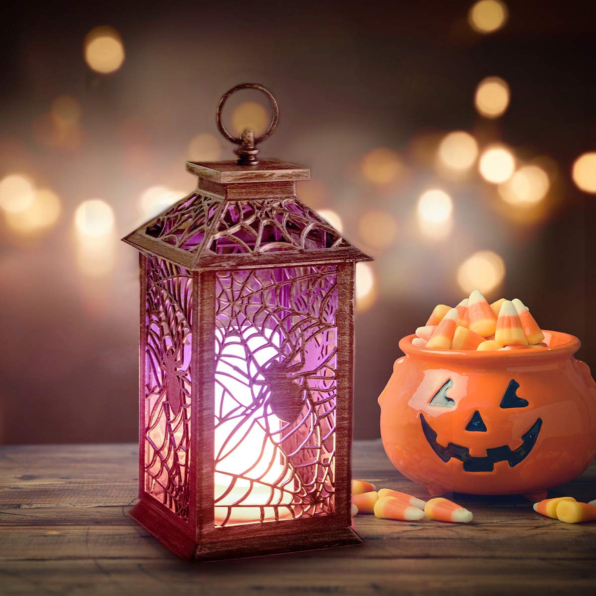 Candle Lanterns Decorative Hanging Lights with Timer Function for Indoor Outdoor, Events, Paritie, Halloween Decoration