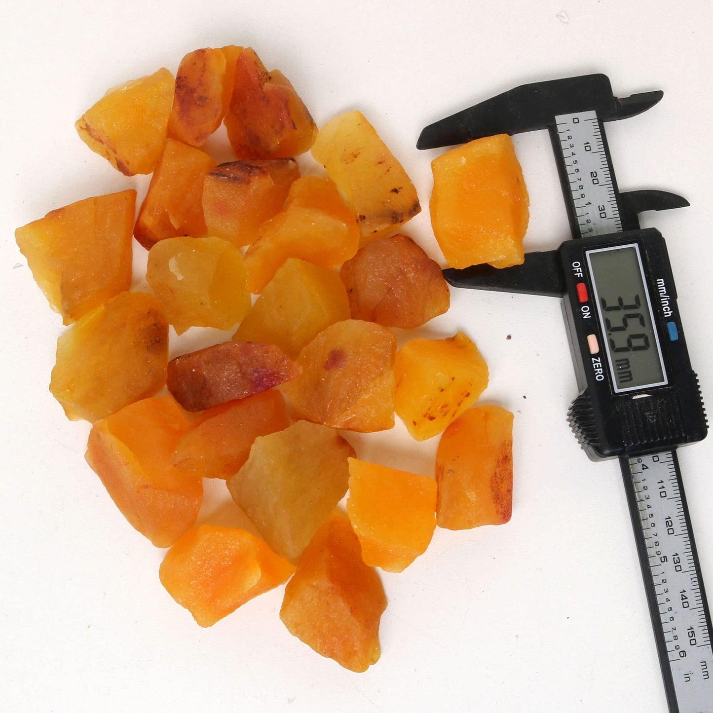 REAL-GEMS Natural Raw Healing Crystals Rough Stones for Tumbling, Cabbing, Polishing, Wire Wrapping, Wicca & Reiki Crystal Healing, Mix Gemstones,7 Chakra (Yellow Sapphire)