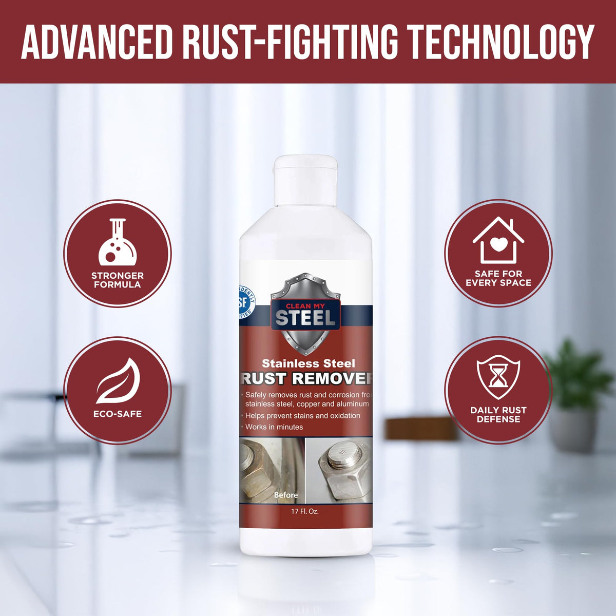 Stainless Steel Rust Remover (33.8 Fl Oz)
