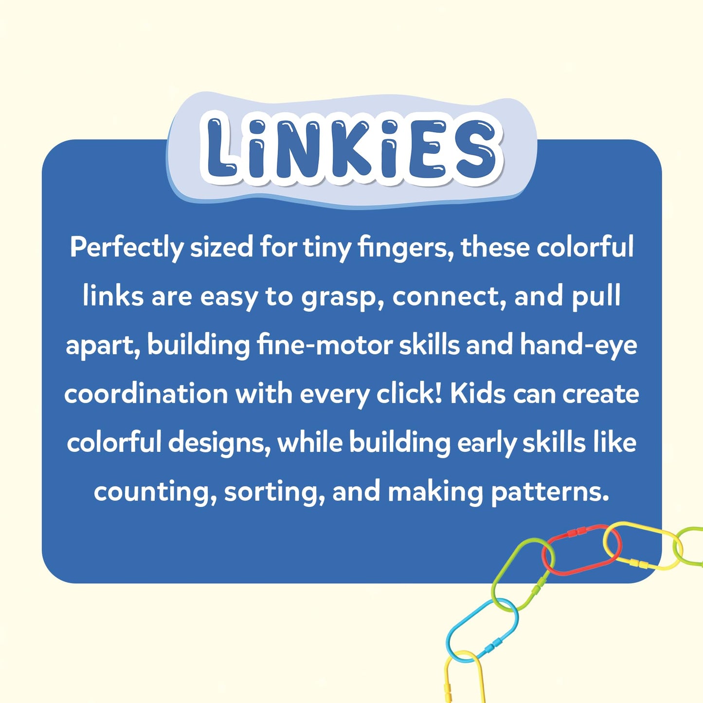 Skillmatics Connectable Learning Link Toy for Toddlers – Fun & Educational Snap-Together Activity, Bead Maze Toys for Babies, Fine Motor Skill, Early Learning, Gift for Ages 10–24 Months, 36 Links