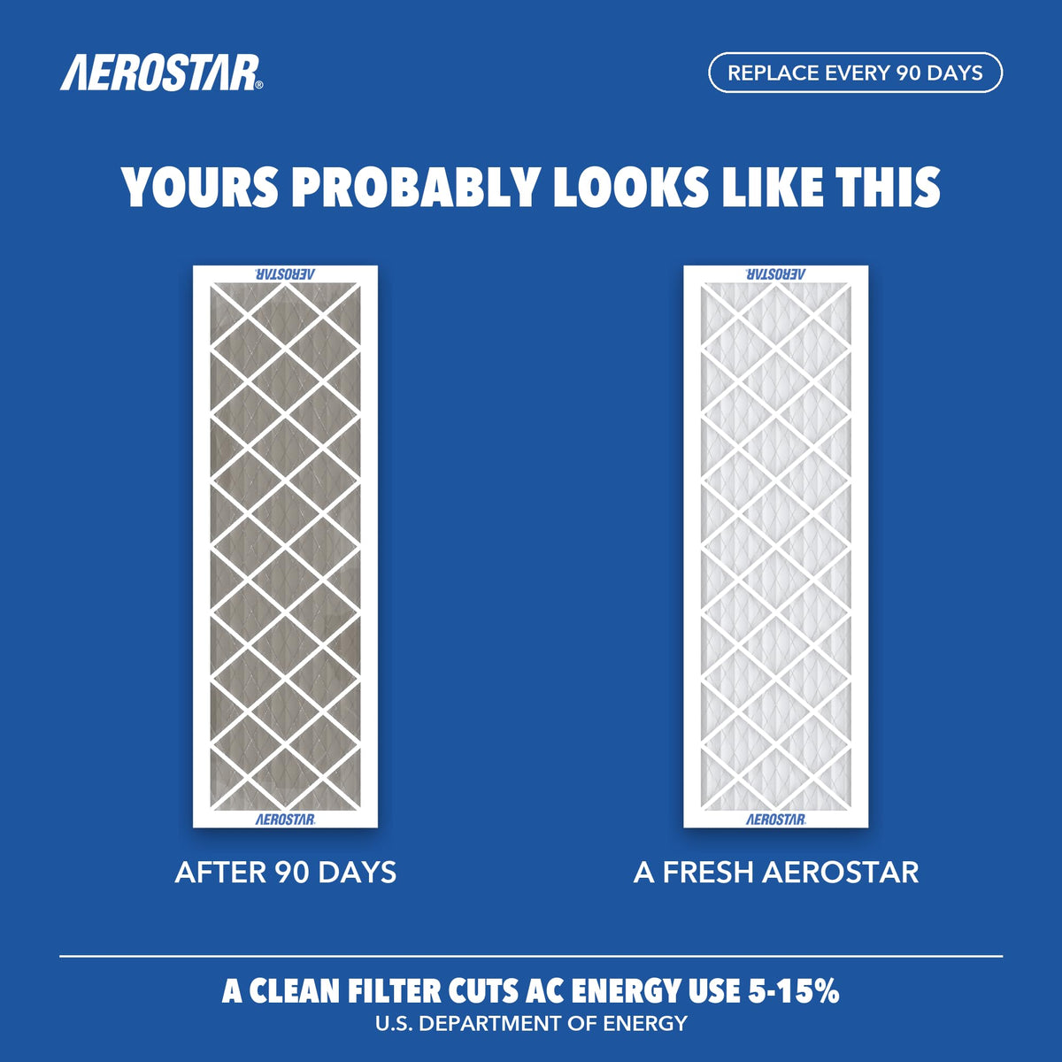 6x30x1 MERV 8 High Efficiency Pleated Air Filter (4 Count)