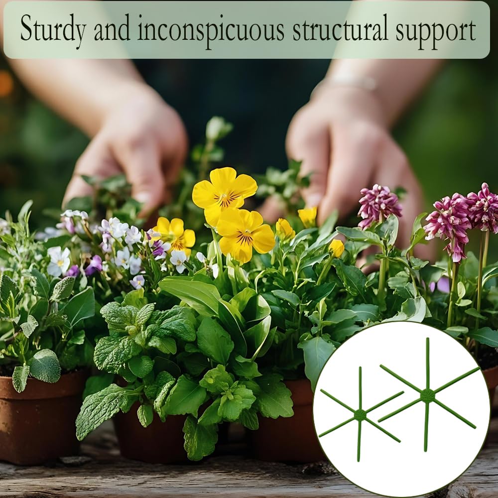 YjiaYjiaY 2 Pcs Free-Form Bending Silicone Plant Stem Support, M Size Flexible Hook Monstera Stem Supports, Reusable Silicone Plant Climbing Stakes Indoor Outdoor