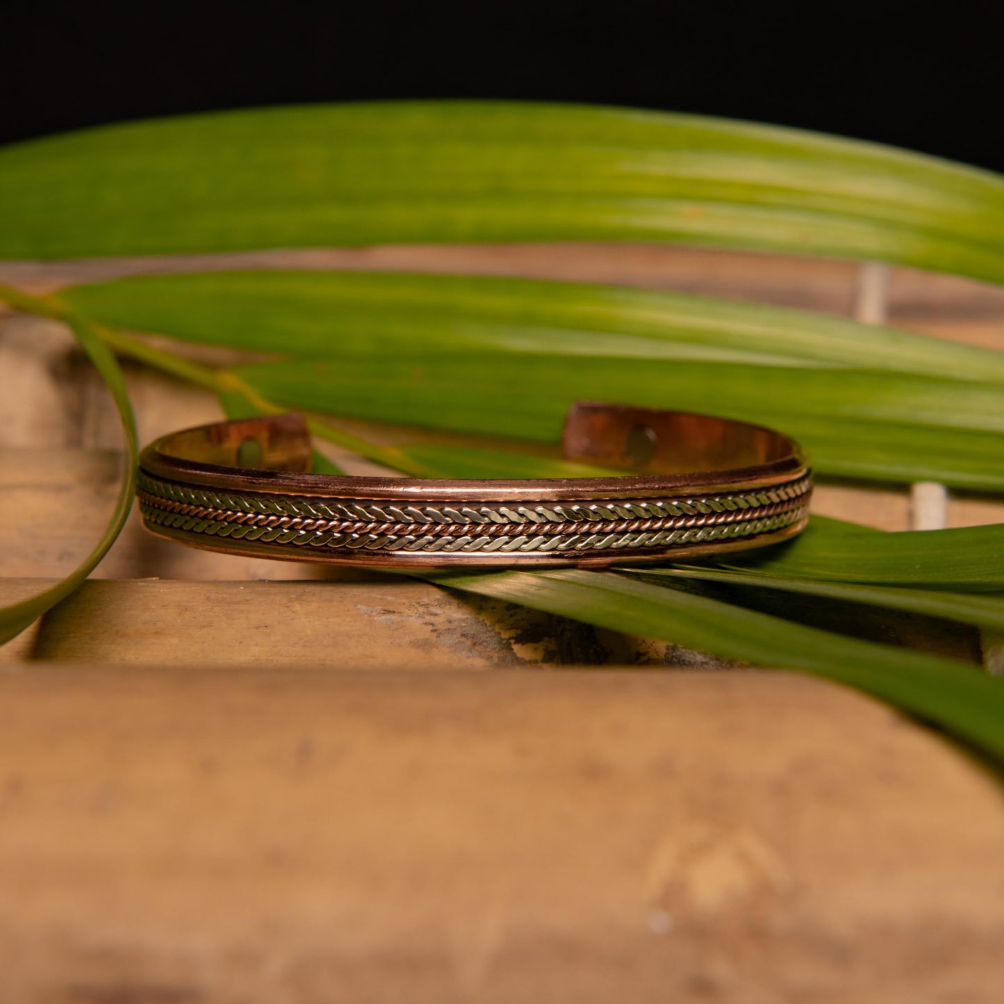 Wonder Care 100% Pure Copper Bracelets for Women | Solid and High Gauge Pure Copper Bracelet | Adjustable Free Size Rakhi Bracelet for Brother