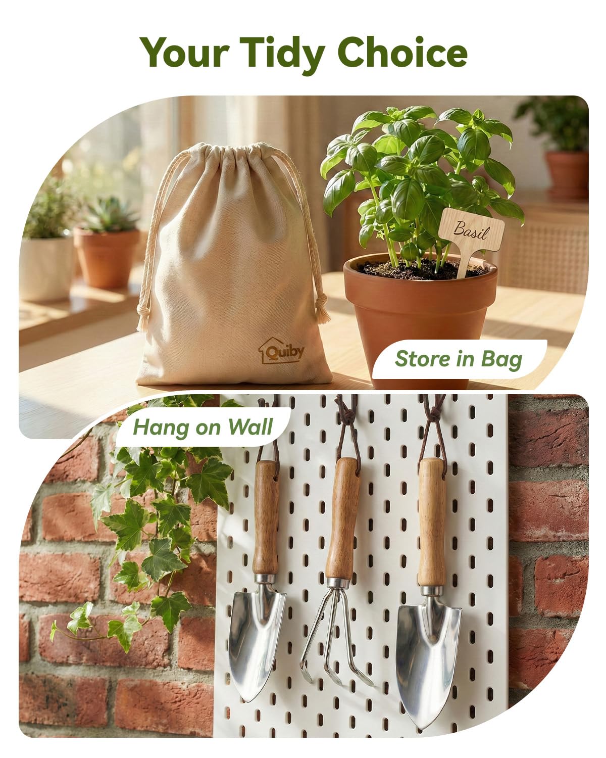 Indoor Gardening Tools, 19-Piece Small Garden Tools Set, House Plant Tools Set, Mini Garden Tools, Stainless Steel Herb Garden Tools, Succulent Tools, Indoor Plant Tools, Gardening Gifts for Women