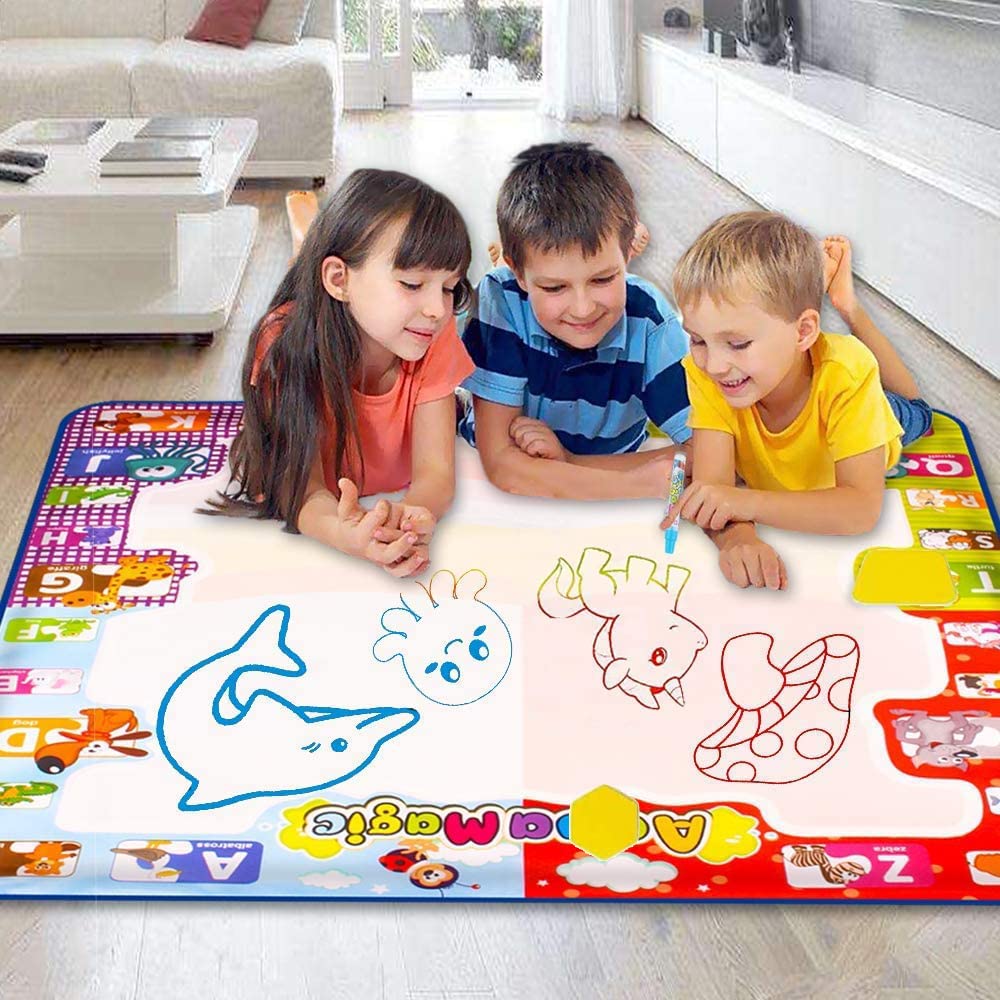 KIZZYEA Water Doodle Mat & Learning Educational Toys
