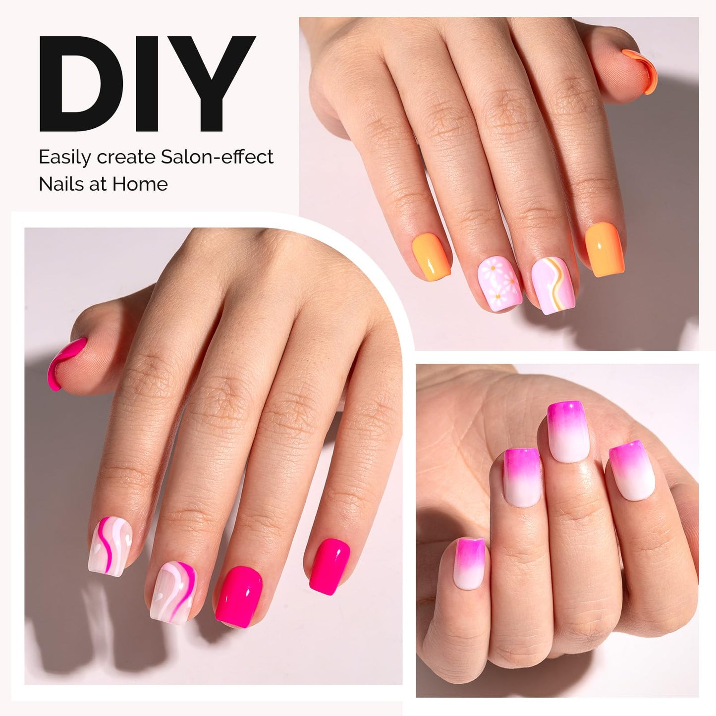 MelodySusie Extra Short Square X Nail Tips - 600Pcs 15 Sizes Clear Acrylic, Half Matte Full Cover Press on Nails for DIY Extension & Salon Use, Pre-Shaped for Long-Lasting Manicure