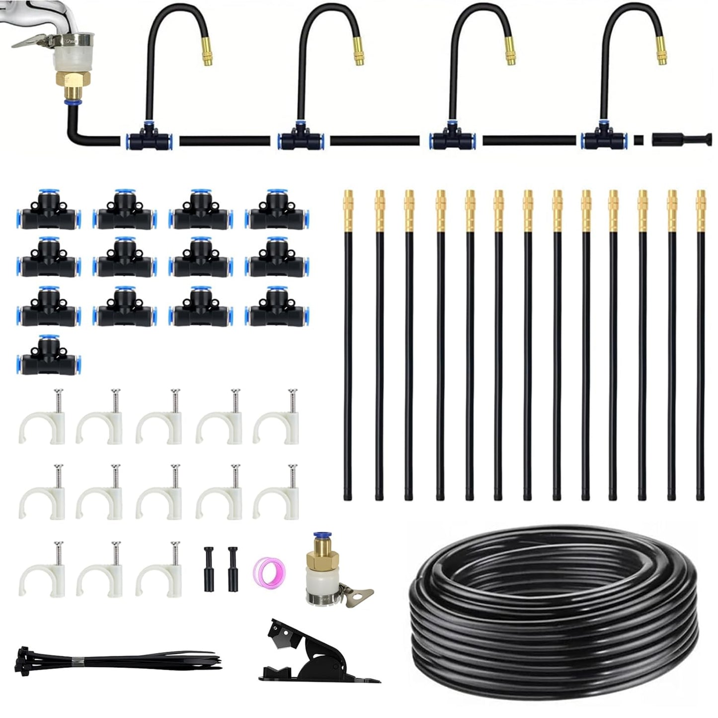 Drip Irrigation System, 40 FT Watering System, Garden Irrigation System for Yard, Lawn, and Plants