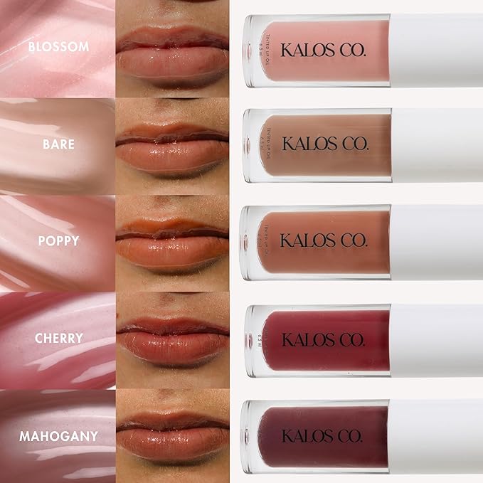 Tinted Lip Oil with Tallow & Lanolin – Hydrating Balm-Gloss Hybrid with Cherry Seed Oil & Castor Oil – Natural Mineral Pigments, Nourishing Moisture, Non-Sticky Shine (5 Shades) (Mahogany)