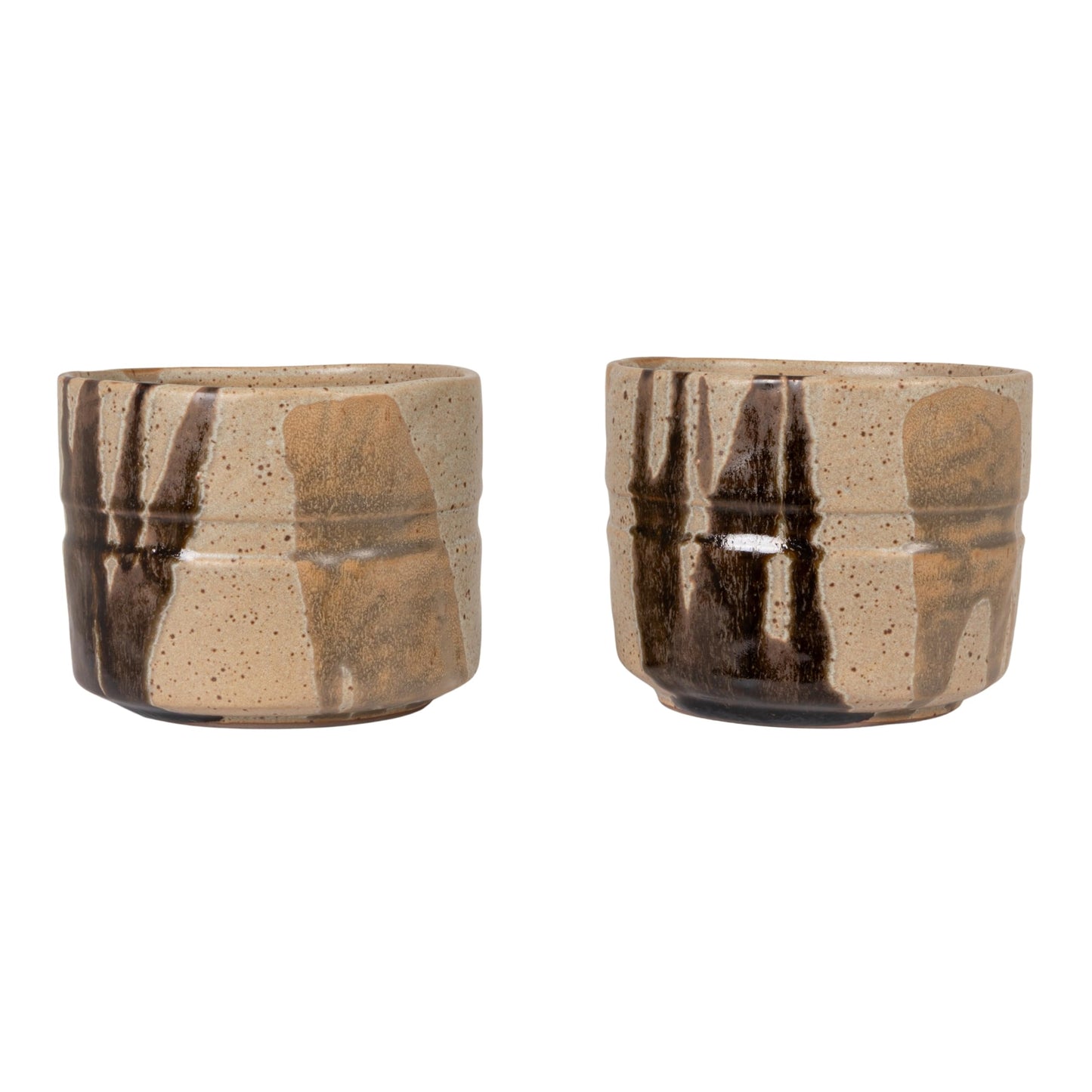 Creative Co-Op Stoneware Planter in Reactive Glaze, Multicolor