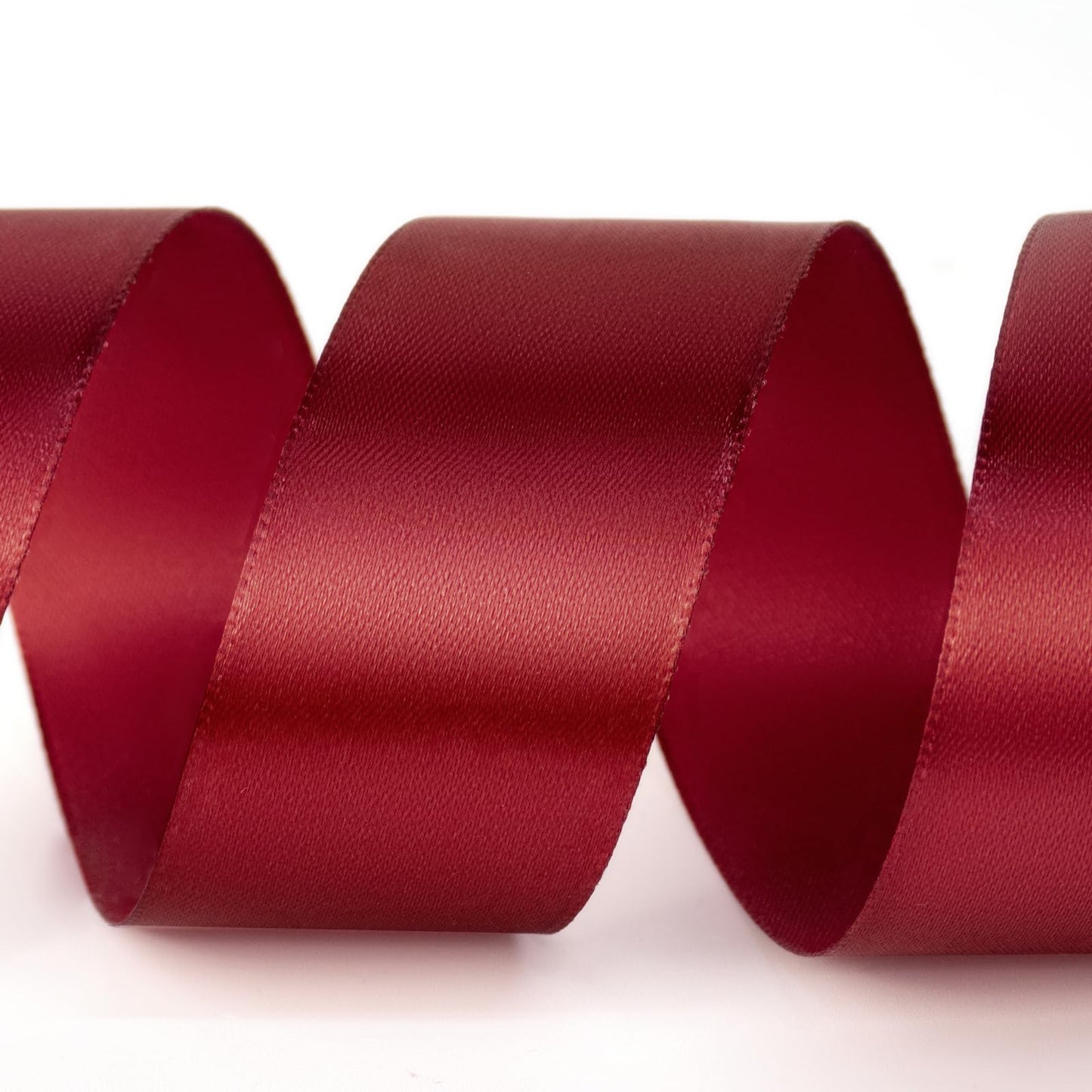 Quhora 1-1/2" x 100 Yards Satin Ribbon - Wide Silk Wine Red Ribbon with Spool - Ideal for Gift Wrapping, Floral Bouquets, Crafts, Wedding Party Decorations, Christmas and Sewing Projects