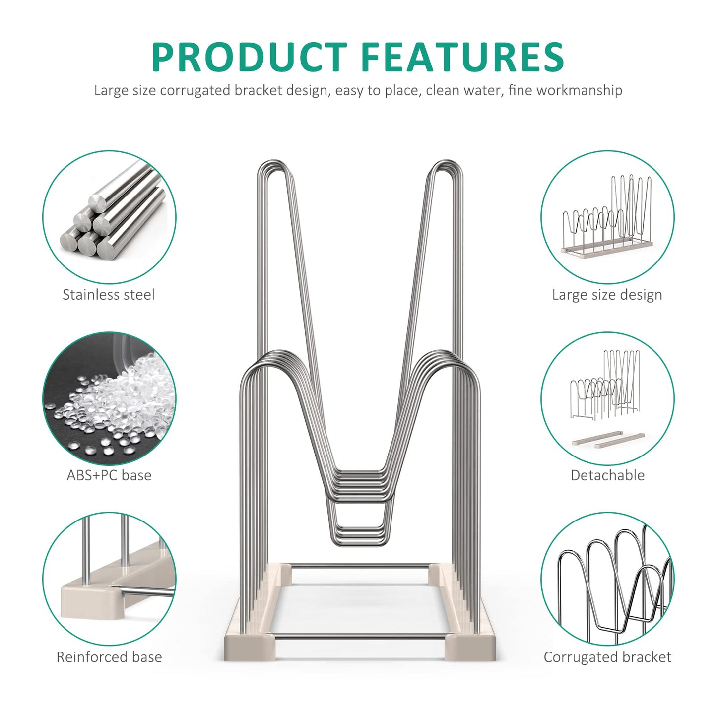 SHILFID Plastic Bag Drying Rack, Reusable Bag Drying Rack for Silicone Bag & Ziploc Bag, Bottle Dryer Rack for Gloves & Glasses, Pan Lid & Cutting Board Organizer