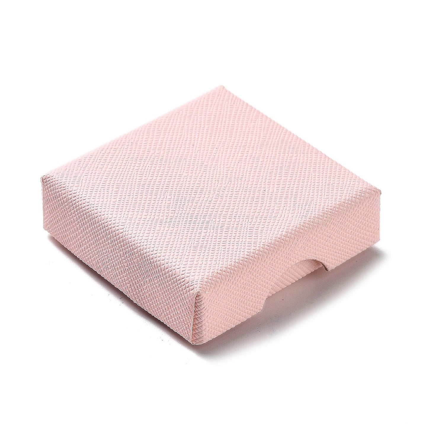 Ipotkitt 6 pcs Pink Square Cardboard Jewelry Set Boxes with Sponge Inside Jewelry Display Storage Box for Earrings Ring Necklace Bracelets Gifts Packaging