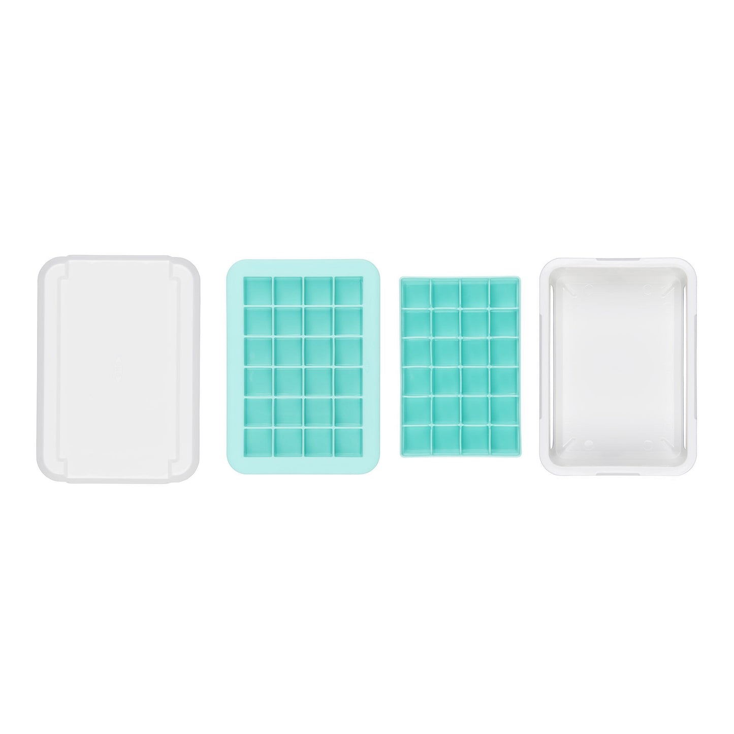 OXO Good Grips Silicone Small Ice Cube Tray with Lid | Ideal for Cocktails