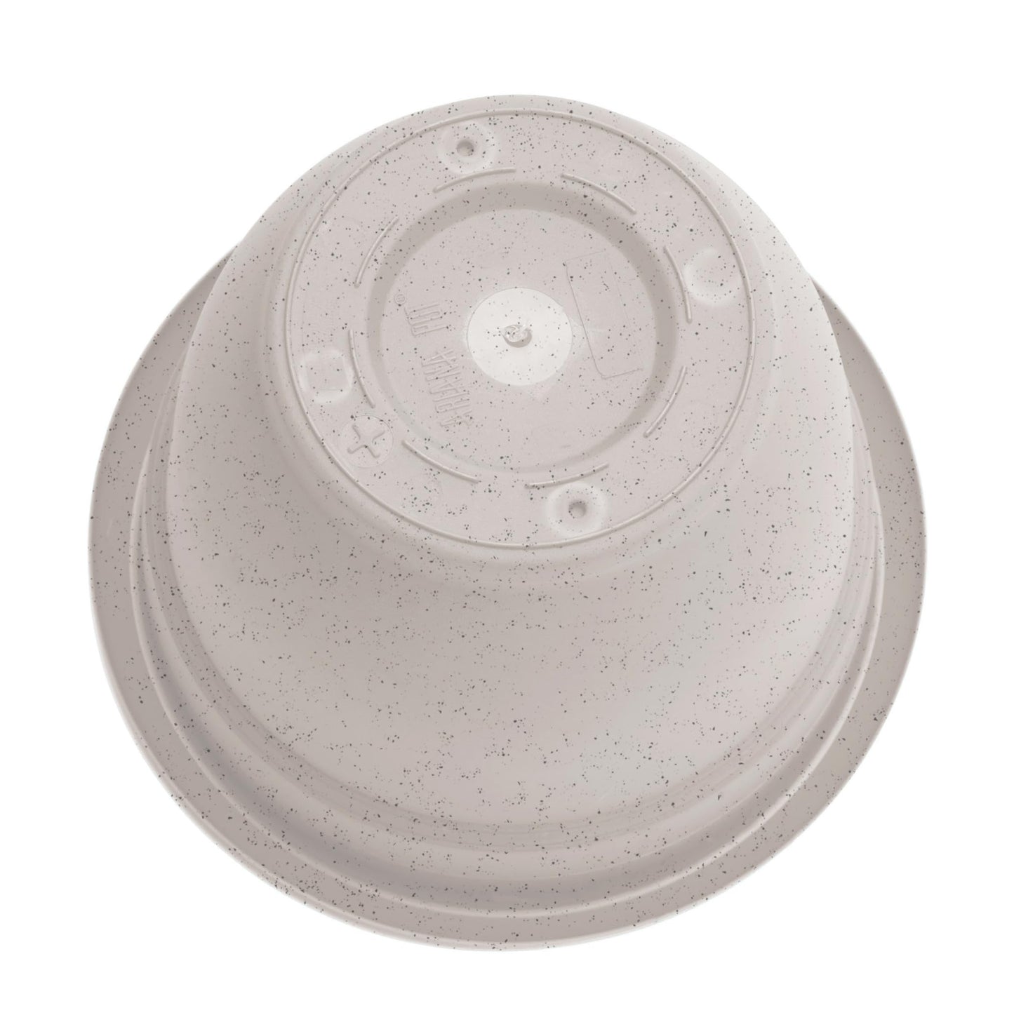 Bloem Ariana 12" Self-Watering Plastic Planter - Rolled Rim Indoor/Outdoor Garden Pot, Vanilla Bean, 2-Pack