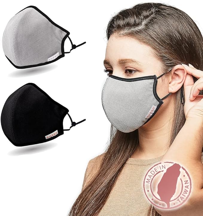 Shero Reusable Copper Infused Face Mask With Nose Wire, Washable, Breathable and Adjustable