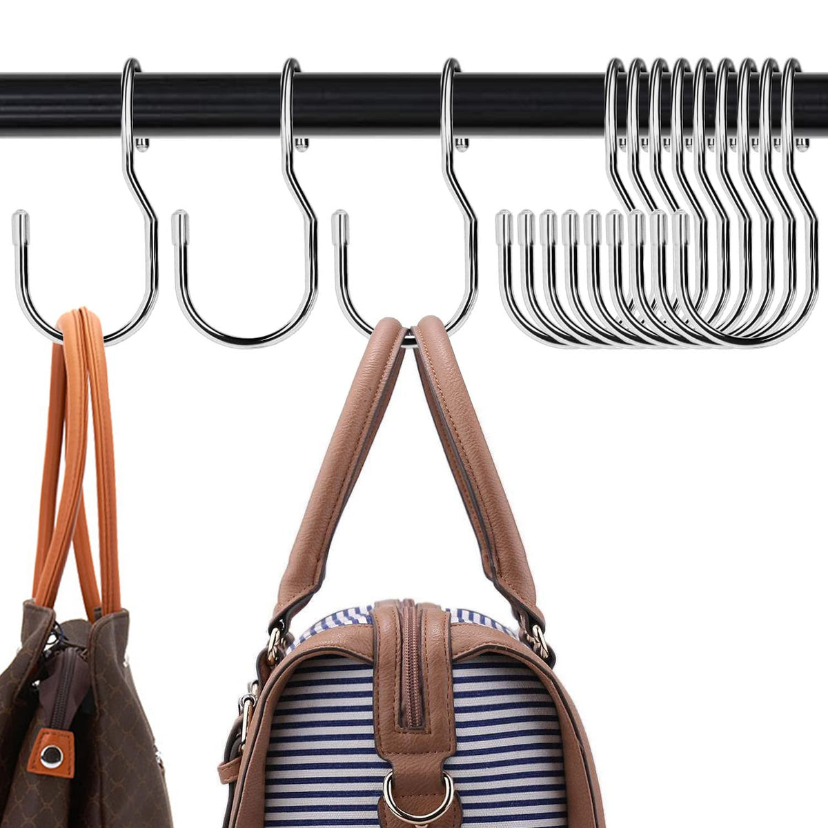 24 Pack Purse Hangers for Closet
