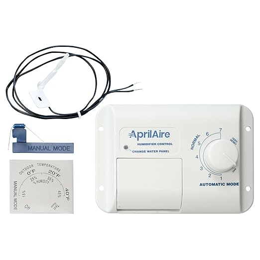 AprilAire 56 Automatic Whole-House Humidifier Control Humidistat with Outdoor Temperature Sensor for AprilAire Whole-House Humidifiers, Low Voltage 24VAC