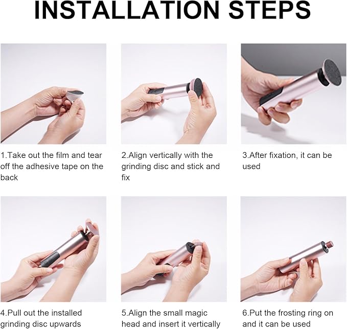 ele ELEOPTION Electric Callus Remover for Feet Electric Foot File Nail Grinder 6 Speed Adjustable Rechargeable Professional Foot Sander Pedicure Tool for Feet Dry Dead Skin Silver