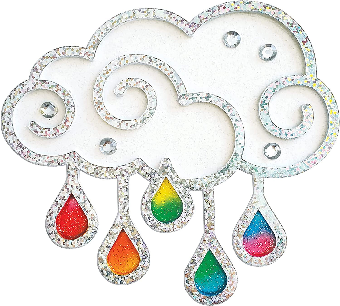 Creativity for Kids Easy Sparkle Window Art Kit | Make 7 Colorful Window Art Designs with Paint & Sparkle | Relaxing DIY Craft & Creative Activity for Kids Everywhere (Ages 6+)