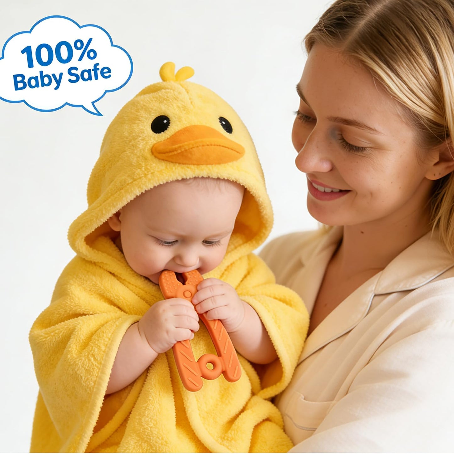 Haili Baby Teething Toys, Baby Teethers for 3-6months, Freezer BPA Free Silicone Teethers for Babies, Hammer Wrench Spanner Pliers Shape Teether Baby Chew Toys