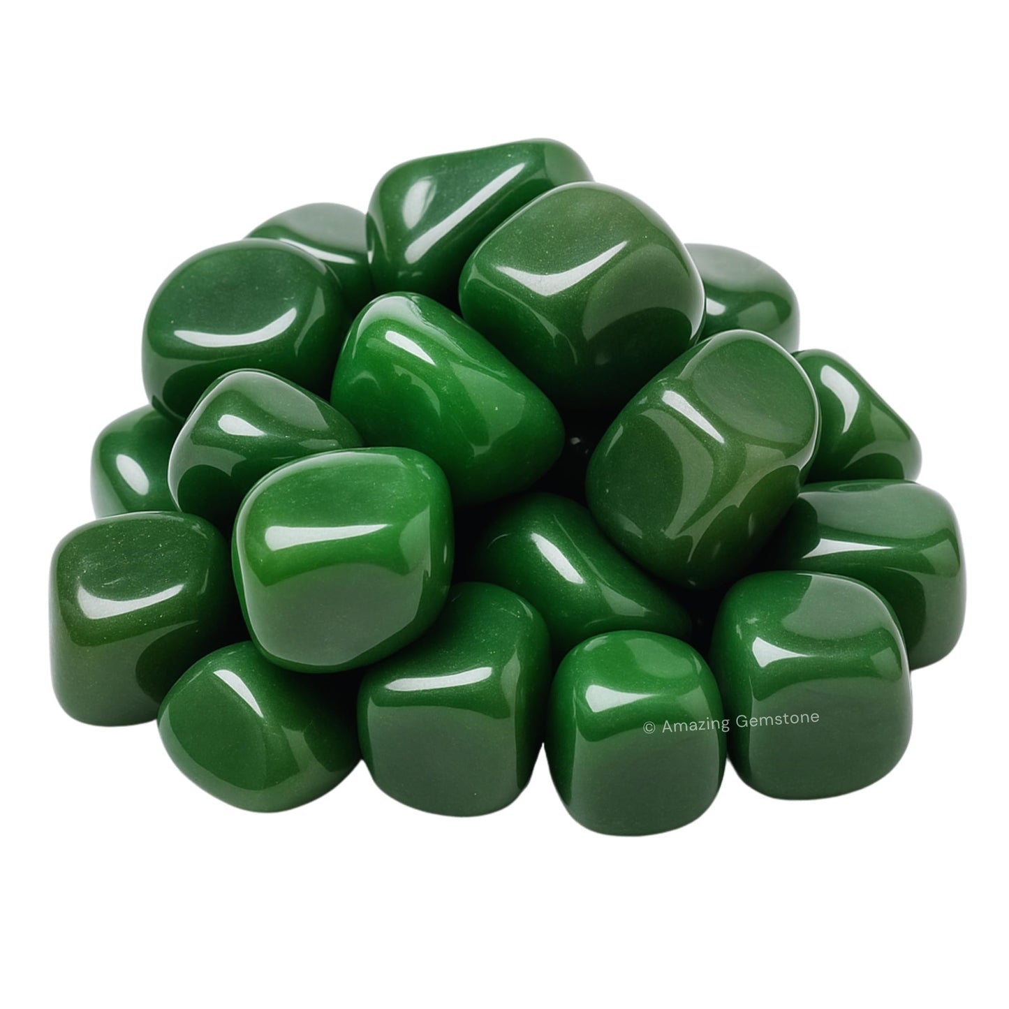 Amazing Gemstone Dark Green Aventurine Crystal Tumbled Stones Polished Rocks - Natural Gem Stones for Healing - DIY Crystals for Protection (1 Piece)