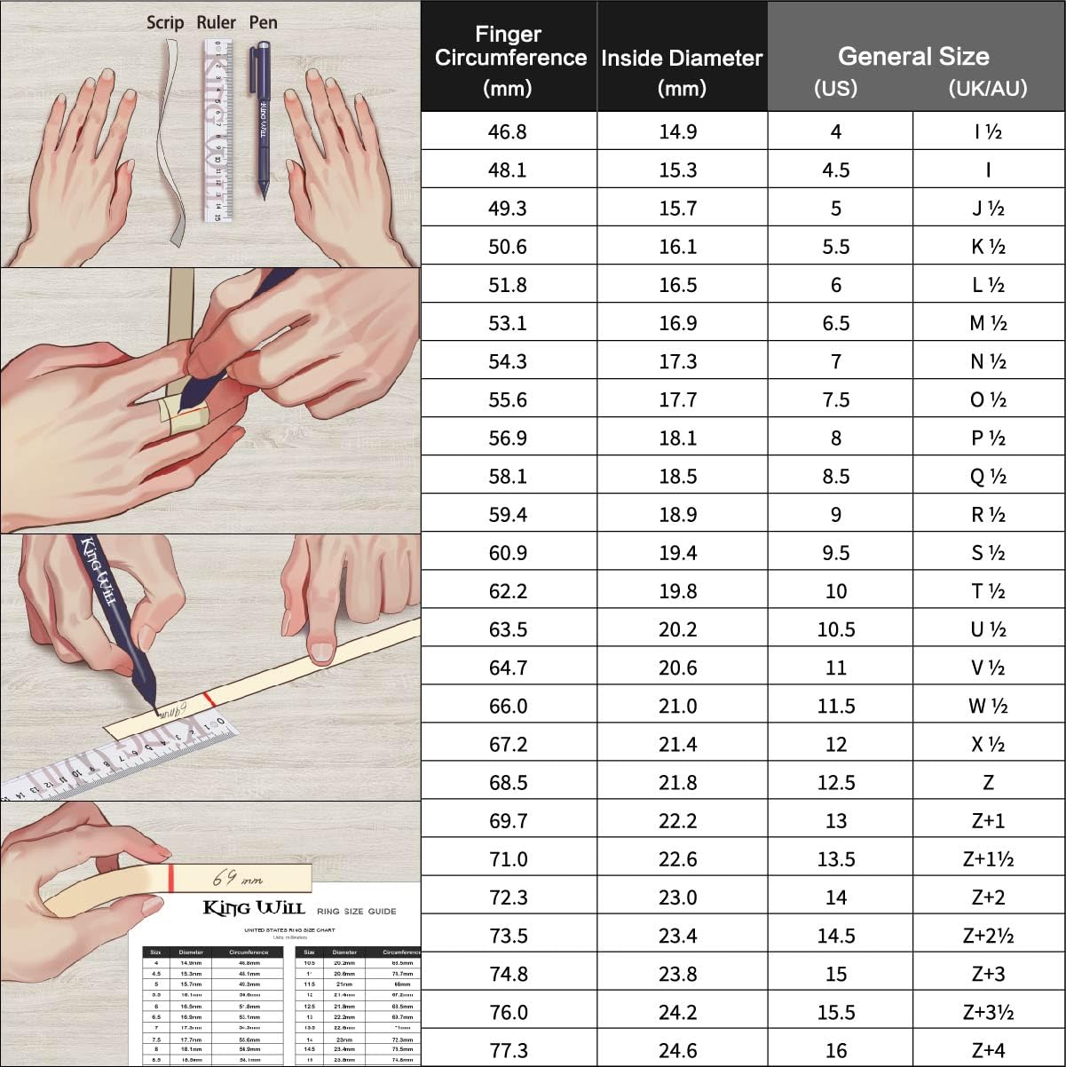 King Will Mens Silver 8mm Groove Spinner Rings Stainless Steel Anxiety Fidget Ring for Women Men Polish Thin Line Groove Wedding Band Fidget Ring Matte Brushed Comfort Fit 12