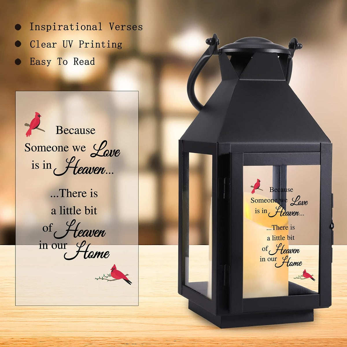 Decorative Candle Lanterns (Because Someone we Love is in Heaven)