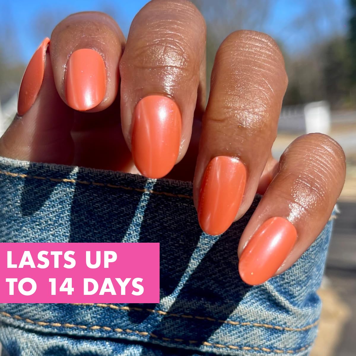 Olive & June Maximalist Instant Mani Press-On Nails (Glue) | 42 Fake Nails, 21 Sizes | Non-Toxic, Long-Lasting Big, Bold Gorgeous Realistic Look | Salon-Quality | Medium, Oval | Bounce Back Chrome