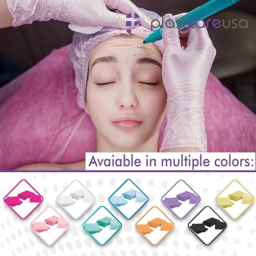 PlastCare USA Disposable Dental Bibs 13"x18" - 3 Ply Waterproof Tattoo Bib Sheet for Patients - Dentist or Medical Tray Cover and Nail Table Cover Supplies, Yellow