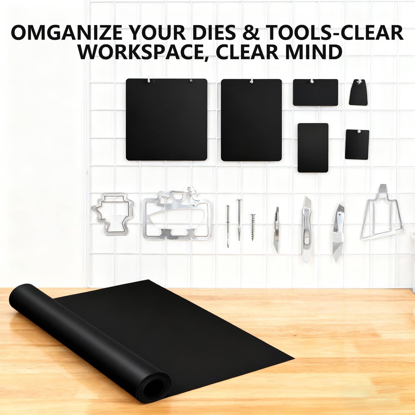 MVRPOWER 1Pcs/2Pcs Magnetic Sheets 0.98x3.28FT, 0.002FT Thick Non Adhesive Magnet Sheet for Crafts, Black