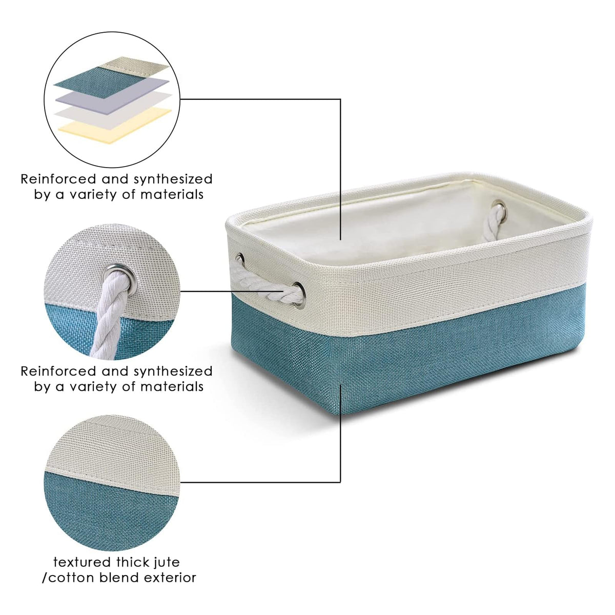 Organization and Storage Basket for Gifts Empty (6 Count)