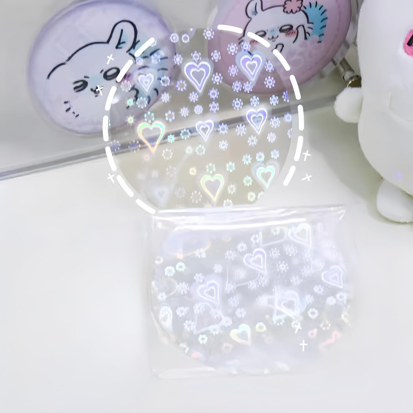 Button Pin Making Supplies 100 Sets 75mm(3'') Button Inserts for 75mm Button Maker Machine, Round Blank Badge Pin Refills with Metal Pin Back, Metal Cover, Glitter Film & One Plastic Washer